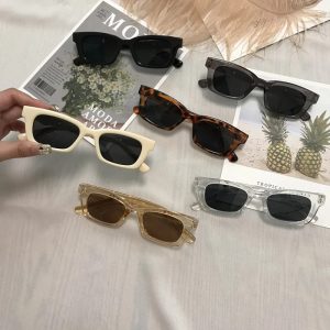 Jennie's same sunglasses women's 2022 new sunglasses European and American retro small frame Korean version of fashionable cat's eye