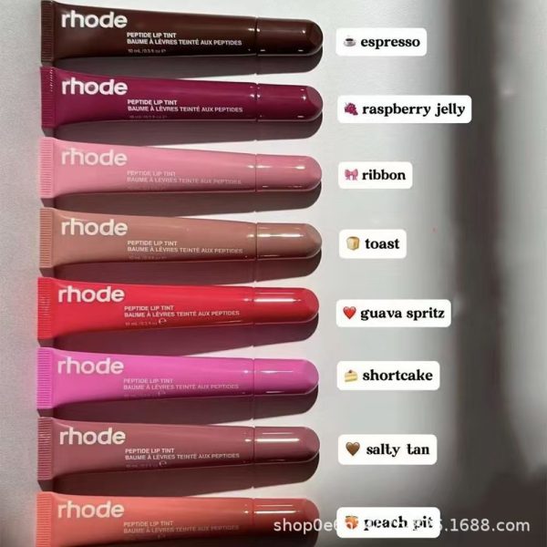 Spot rhode Hayley tinted Raspberry Ribbon Toast Espresso lip gloss lip gloss