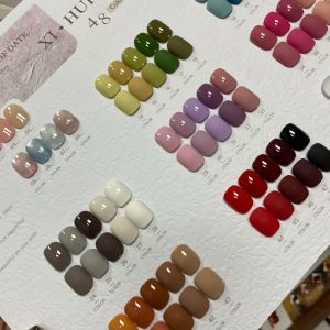 Nail polish glue set Ming Yi 48 colors small sugar cube nail polish glue small set autumn and winter new popular color white