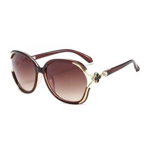 New Clover Women's Polarized Sunglasses, UV Protection Glasses, Sun Protection, Driving Slimming, Fashion, Trendy Sunglasses