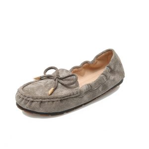Doudou shoes women's 2023 spring and autumn models flat-bottomed outerwear lazy soft-soled pregnant women large size all-match Korean version of work work shoes