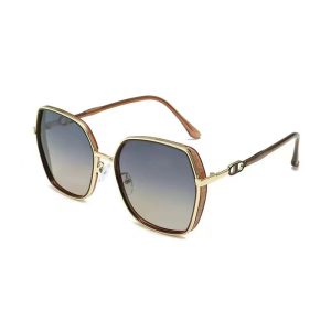 Sunglasses are versatile, fashionable, large-framed, thin, women's sunglasses, UV-proofing, popular metal glasses, and glasses