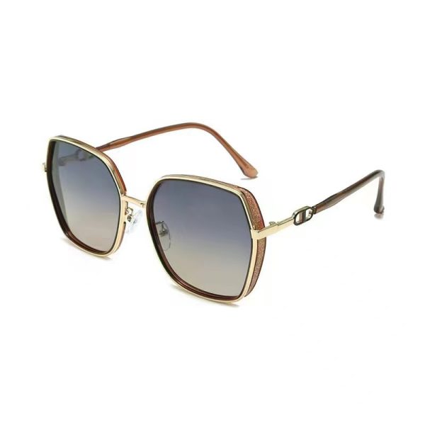 Sunglasses are versatile, fashionable, large-framed, thin, women's sunglasses, UV-proofing, popular metal glasses, and glasses - Image 5