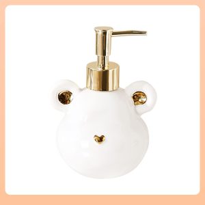 ✅ Ceramic dispensing bottle sets: press-on body wash, shampoo, hand sanitizer, small bottles, empty bottles, lotion