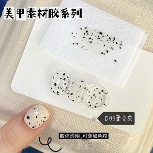 Internet celebrity popular eggshell glue, nail polish, versatile particle spot glue, fritillary, glitter, quail eggs, nail polish, nail salon