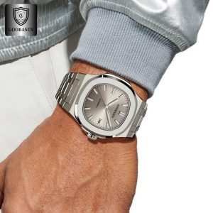 Coopersen's high-value waterproof ultra-thin men's watch calendar imitation mechanical watch live broadcast foreign trade hot one piece is sent on behalf of the company