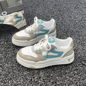 Low-top platform women's shoes, autumn and winter national tide shoes, women's 2023 new niche ins trend, versatile casual sneakers