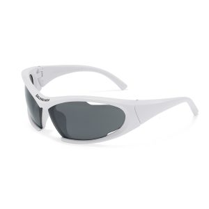 European and American new sports style sunglasses women, special-shaped hollow glasses, Y2K trendy Internet celebrity street photography, cycling sunglasses, men