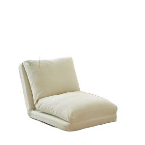 Lazy sofa, single and double folding sofa bed, dual-purpose bedroom, living room, casual small apartment, tatami mat, cream style