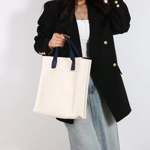 New cross-body handbag bag women's printable logo set canvas bag ins high-end design backpack DIY - Image 3
