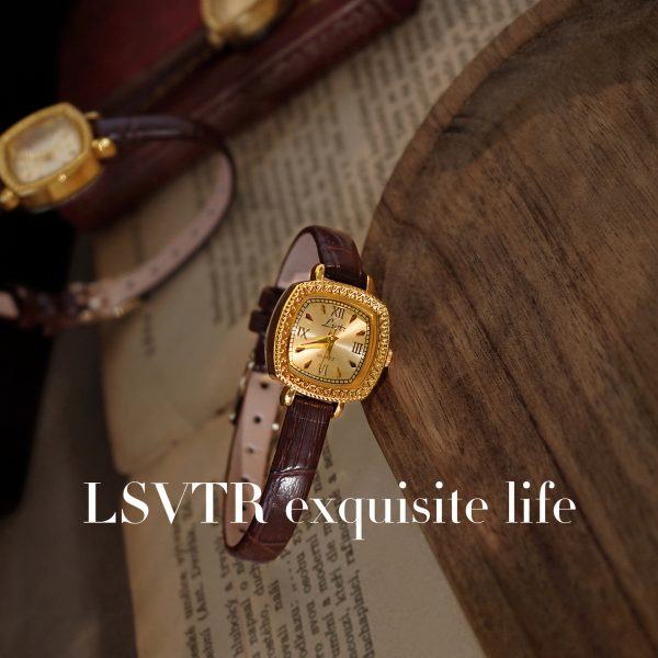 LSVTR retro hot selling factory direct foreign trade Japan and South Korea retro carved vintage style French niche watch women
