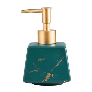 Light luxury ceramic hand sanitizer, shower gel, shampoo, water bottle, lotion, press bottle, model room bathroom decoration