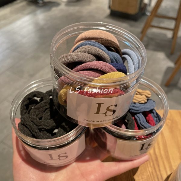 Dongdaemun basic model 20 rubber bands female hair ring Korean net red head rope head ring Korean version headwear hair accessories female