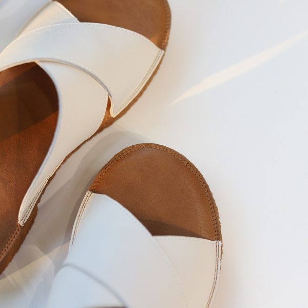 Out of Japan tail single Super soft arbitrary fold versatile comfortable cowhide flat sandals slippers women's 2024 summer new 618D - Image 4