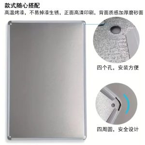 Cross-border hot sale toilet logo decoration home poster retro American tin painting washing room decoration painting