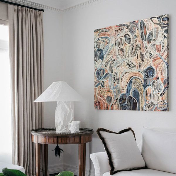 Nordic wabi-sabi style hanging paintings, living room, hallway, murals, simple modern abstract art, large floor decoration paintings - Image 2