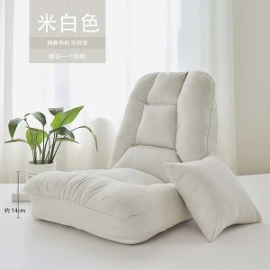 【Tofu chair】Lazy sofa tatami single bedroom sofa living room balcony folding dormitory single sofa
