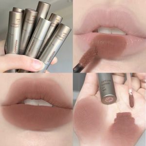 Cappuvini Low Saturation Cinnamon Milk Tea Lipstick Nude Italian Concentrate Matte Student Lip Paste European and American
