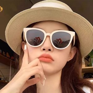 Xiaohongshu sunglasses, brown polarized sunglasses, women's Liu Yifei, the same UV protection can be matched with myopia