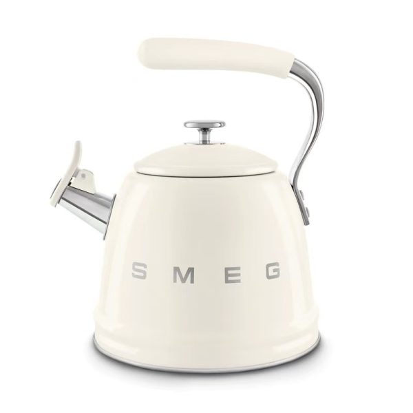 SMEG Smeg Vintage Electric Kettle Stainless Steel Kettle Insulated Stainless Steel 3L Large Capacity Horn Kettle - Image 4