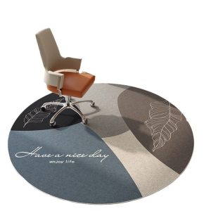 Carpet Living Room Simple Round Household Absorbent Anti-Slip Crystal Fleece Carpet Dirt-resistant and easy to care for sofa coffee table blanket