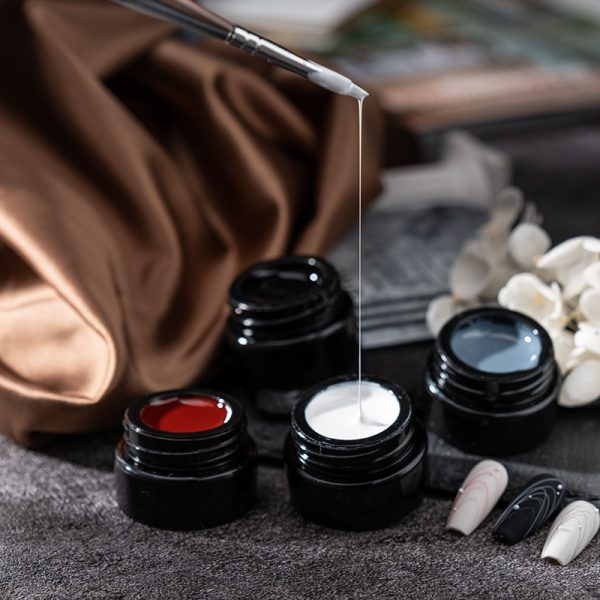 Nail brushing glue, elastic spider glue, Japanese painted light therapy glue, silk thread glue, nail polish glue, nail salon, nail polish glue - Image 2