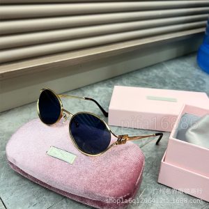 25 new cross-border exclusive for retro oval sunglasses high quality sunglasses ladies temperament toad glasses tide man 52ys batch