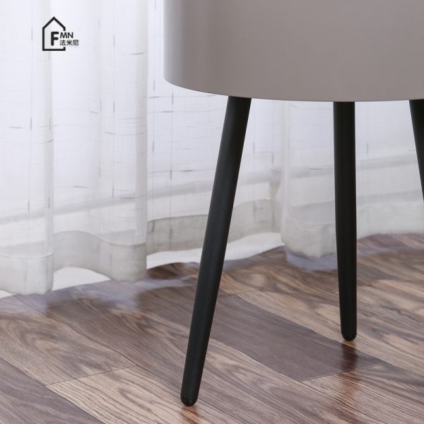 Italian minimalist round combination coffee table small apartment living room side table light luxury ins style Nordic simple small side table - Image 3