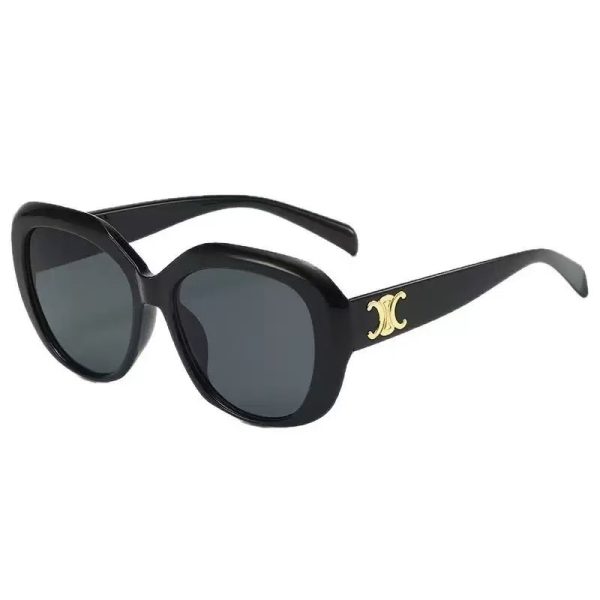 Retro European and American style cat-eye sunglasses, women's trend, new sunglasses, Celin's letter high-quality anti-ultraviolet glasses - Image 5