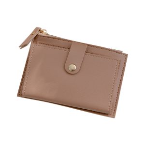 2025 new PU card bag cute small bag simple women's coin purse niche storage ins short wallet for women