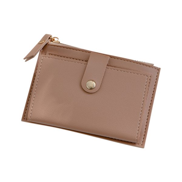 2025 new PU card bag cute small bag simple women's coin purse niche storage ins short wallet for women - Image 5