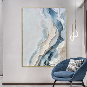 Source factory, light luxury, simple style, abstract hand-painted oil painting, living room, bedroom, sofa, background wall, decoration, hanging painting