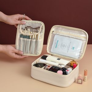 Cross-border new products can be dismantled at will, partitioned makeup bags, large-capacity high-end multi-functional cosmetics washing and storage bags
