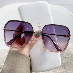 New women's polarized sunglasses, UV protection, driving glasses, fashionable and versatile, retro Internet celebrity sunglasses for men