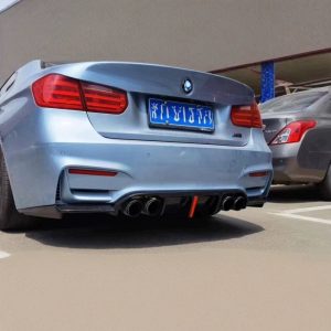 Applicable to 13-19 BMW 3 Series modified M3 surround with lighted rear lip F30F35V square light vertical bar light surround kit