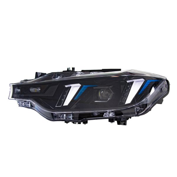 Dedicated 12-18 BMW F30 F35 headlight assembly modified tusk style LED daytime running lights turn cross-border - Image 5