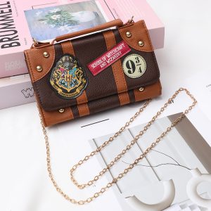 European and American simple vintage single shoulder chain women's wallet Universal Studios Harry Potter clutch