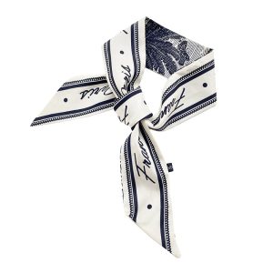 French elegant silk scarf, retro head tie, hair rope, hair tie, hair tie, women's hair tie, flowing collar scarf, tide tie hair silk scarf