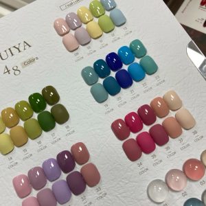 Nail polish glue set Ming Yi 48 colors small sugar cube nail polish glue small set autumn and winter new popular color white