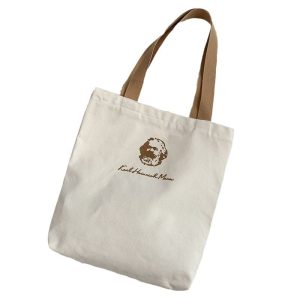 Cultural and creative peripherals, Marx canvas bags, male and female school student handbags, tutoring tutoring school bags, cloth bags, new trends