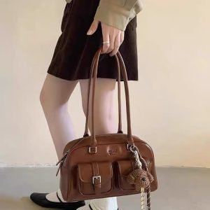 South Wind Chio2nd Samba Lounge Pillow Bag Bag Women's Autumn Vintage Boston Bag Commuter Tote Shoulder Bag