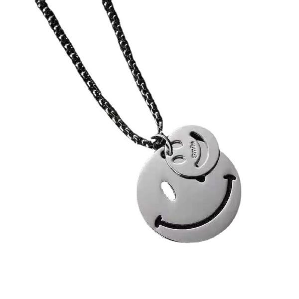 Titanium steel necklace men's tide brand wild clavicle chain light luxury niche design high-end Cuban pendant necklace accessories - Image 5