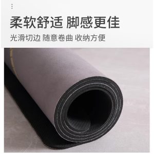 Light luxury bathroom floor mats, bathroom door anti-slip, wear-resistant, dirt-resistant foot mats, household absorbent and quick-drying diatom mud floor mats