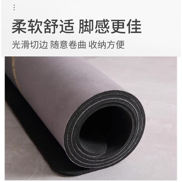Light luxury bathroom floor mats, bathroom door anti-slip, wear-resistant, dirt-resistant foot mats, household absorbent and quick-drying diatom mud floor mats - Image 3