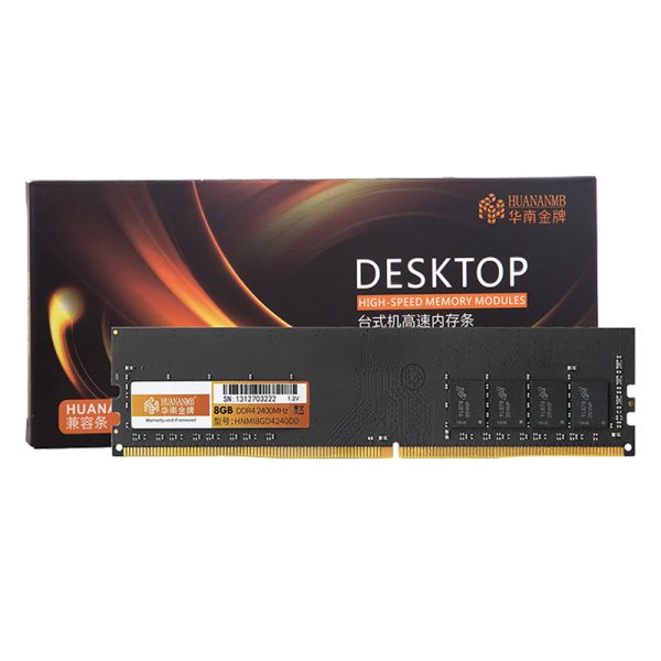 South China Gold DDR4 8G 16G Memory Module, Desktop Computer Compatible Bar, 2666 Mhz 3200 Mhz