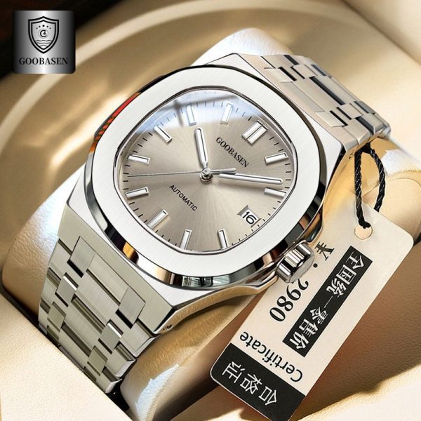 Coopersen's high-value waterproof ultra-thin men's watch calendar imitation mechanical watch live broadcast foreign trade hot one piece is sent on behalf of the company