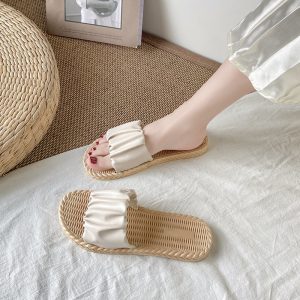 Sandals women's outer wear fashionable slippers 2024 new summer versatile can get wet and go out to the beach sandalsins