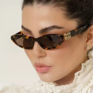 mm new vintage narrow frame cat eye women's small frame sunglasses fashion cat eye sunglasses trend sunglasses cross-border wholesale