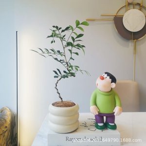 23CM Fat Tiger Figure Desktop Ornaments, Home Decorations, Entrance Entrance, Living Room, Interior Decorations