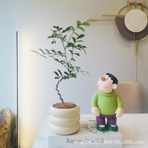 23CM Fat Tiger Figure Desktop Ornaments, Home Decorations, Entrance Entrance, Living Room, Interior Decorations - Image 4